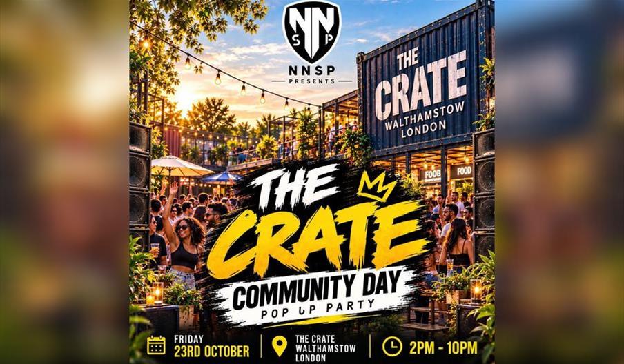 "the Crate" Community Day Party