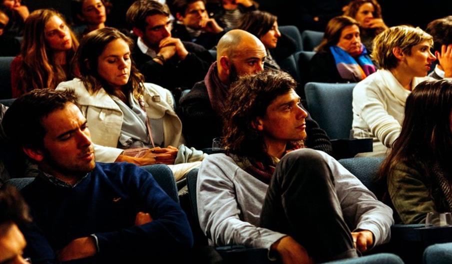 People sitting in a lecture hall